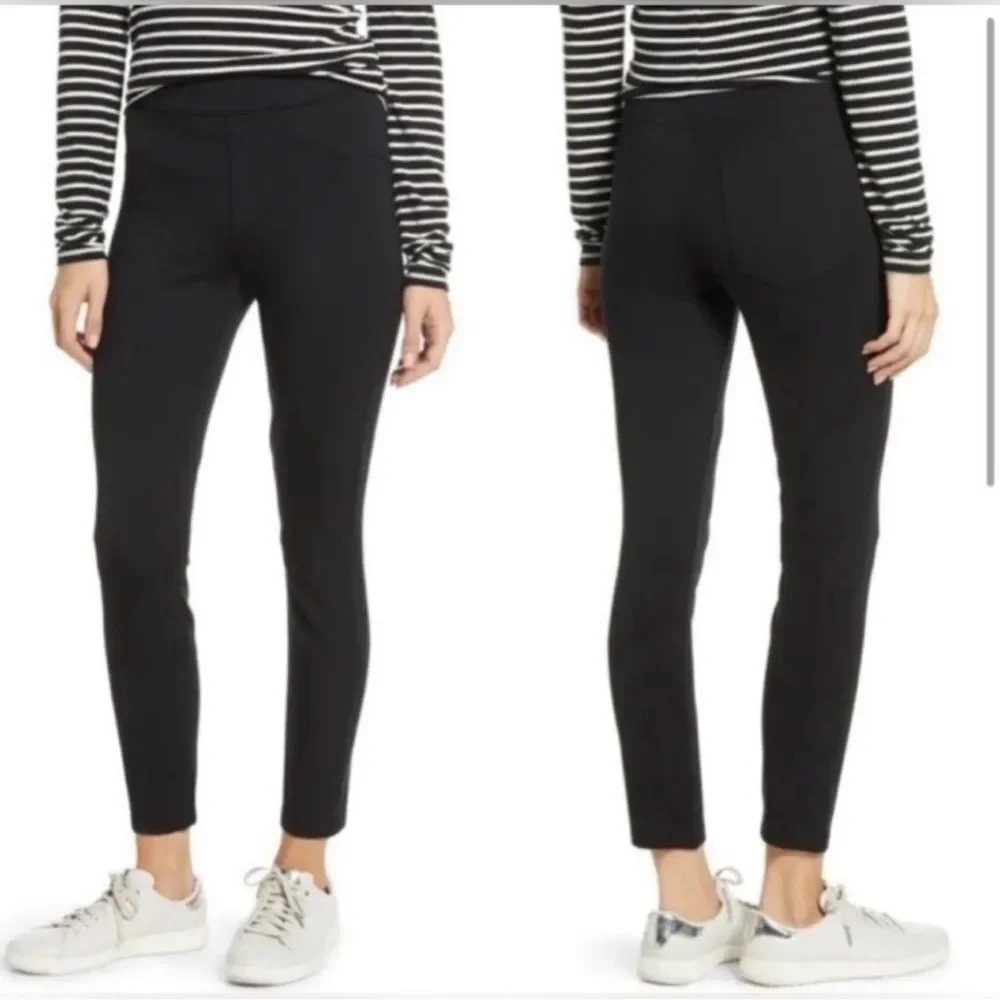 Spanx The Perfect Ankle Pants Ponte Black S